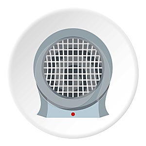 Computer power supply fan icon circle