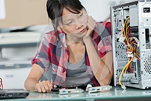 Computer power supply on hand hold
