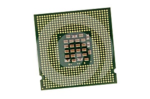 Computer processor chip (CPU)