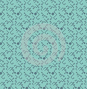 Computer Processor Chip Seamless Pattern