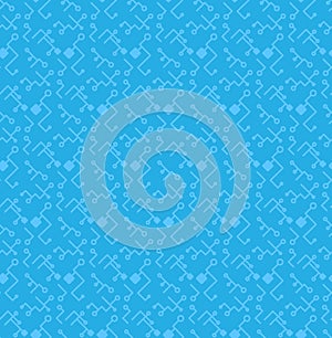 Computer Processor Chip Seamless Pattern