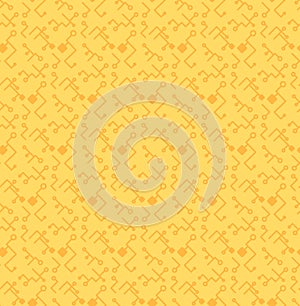 Computer Processor Chip Seamless Pattern