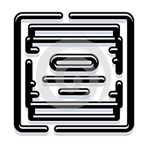 Computer processor chip socket hardware technology icon