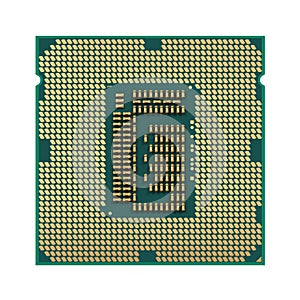 Computer Processor CPU Isolated