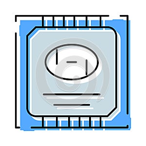 Computer processor microchip integrating digital future technology