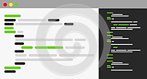 computer programing browser icon illustration photo