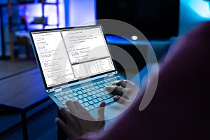 Computer Programmer Using Development Software