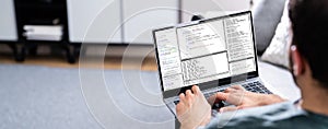 Computer Programmer Using Development Software