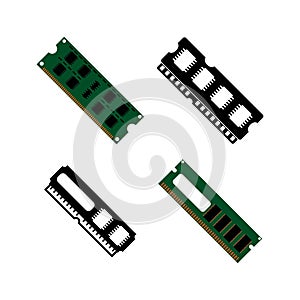 computer RAM icon. vector illustration symbol design