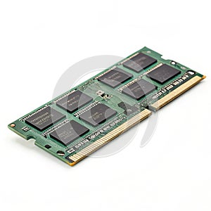 Computer RAM isolated on white background