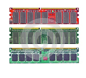 Computer ram memory high resolution scanned