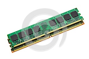 Computer RAM, system memory, main memory, random access memory, internal memory, onboard, computer detail, close-up, high resoluti