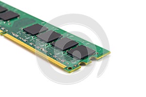Computer RAM, system memory, main memory, random access memory, internal memory, onboard, computer detail, close-up, high resoluti