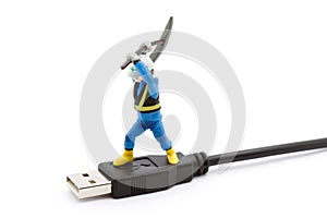 Computer repair concept