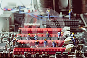 Computer repair concept