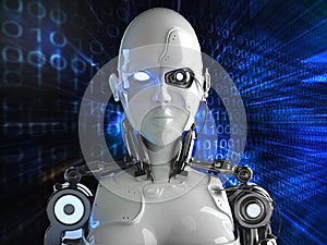 Computer Robot background