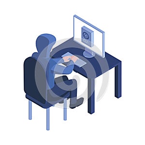 Computer Safe Box Composition