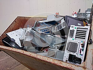 Computer scrap photo