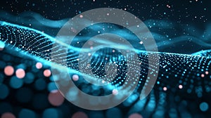 Computer screen with code in cozy home office setting