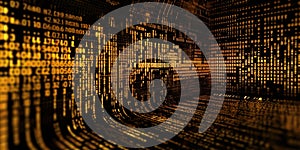 Computer screen displaying complex coding project with lines of code and symbols, concept of Programming Logic, created