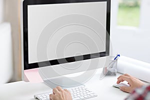 Computer screen photo