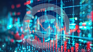 Computer Screen Showing a Grid of Numbers