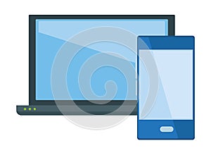 Computer screen techonology icon cartoon photo
