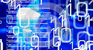 Computer security big data attack, cyber crime backgrounds