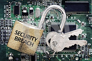 Computer security breach