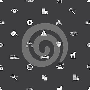 Computer security pattern eps10