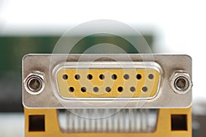 Computer serial port connector