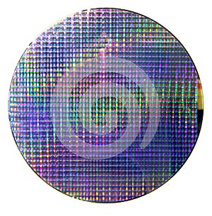 Computer silicon wafer