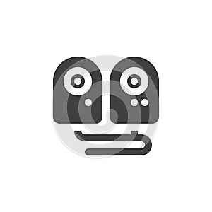 Computer speaker vector icon