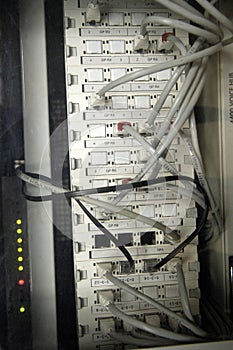 Computer switch with network cables