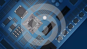 Computer system connection point,Abstract technology of central processing unit,working processing,3d rendering