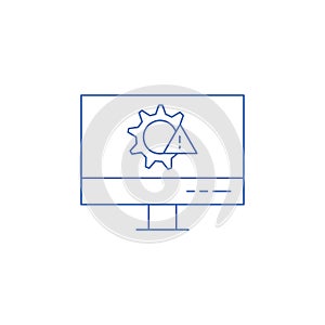 computer system error icon