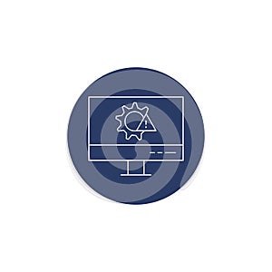 computer system error icon