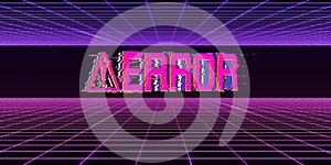 Computer system errors Glitch effect Computer danger symbols Hacking Digital illustration 3d pixel