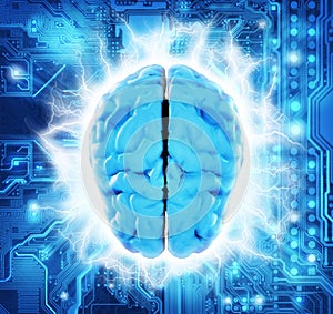 Computer Technology Brain Circuitry