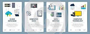 Computer technology, data hosting and computer code