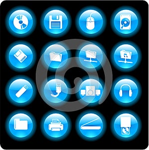 Computer technology icons