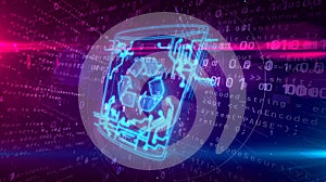 Deleting data with computer trash