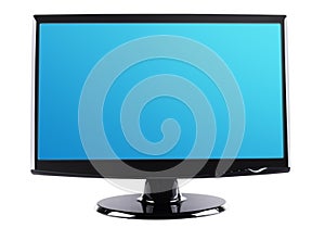 Computer / tv display screen isolated on white.