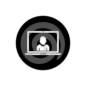 Computer User Icon.