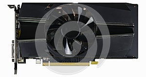 Computer Video card with fan and connectors