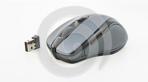 Computer wireless mouse isolated
