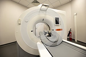 A computerised tomography CT scan