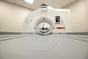 A computerised tomography CT scan