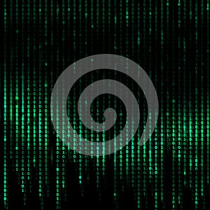 Computers Binary Code - Digital Abstract background