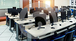 computers in computer lab